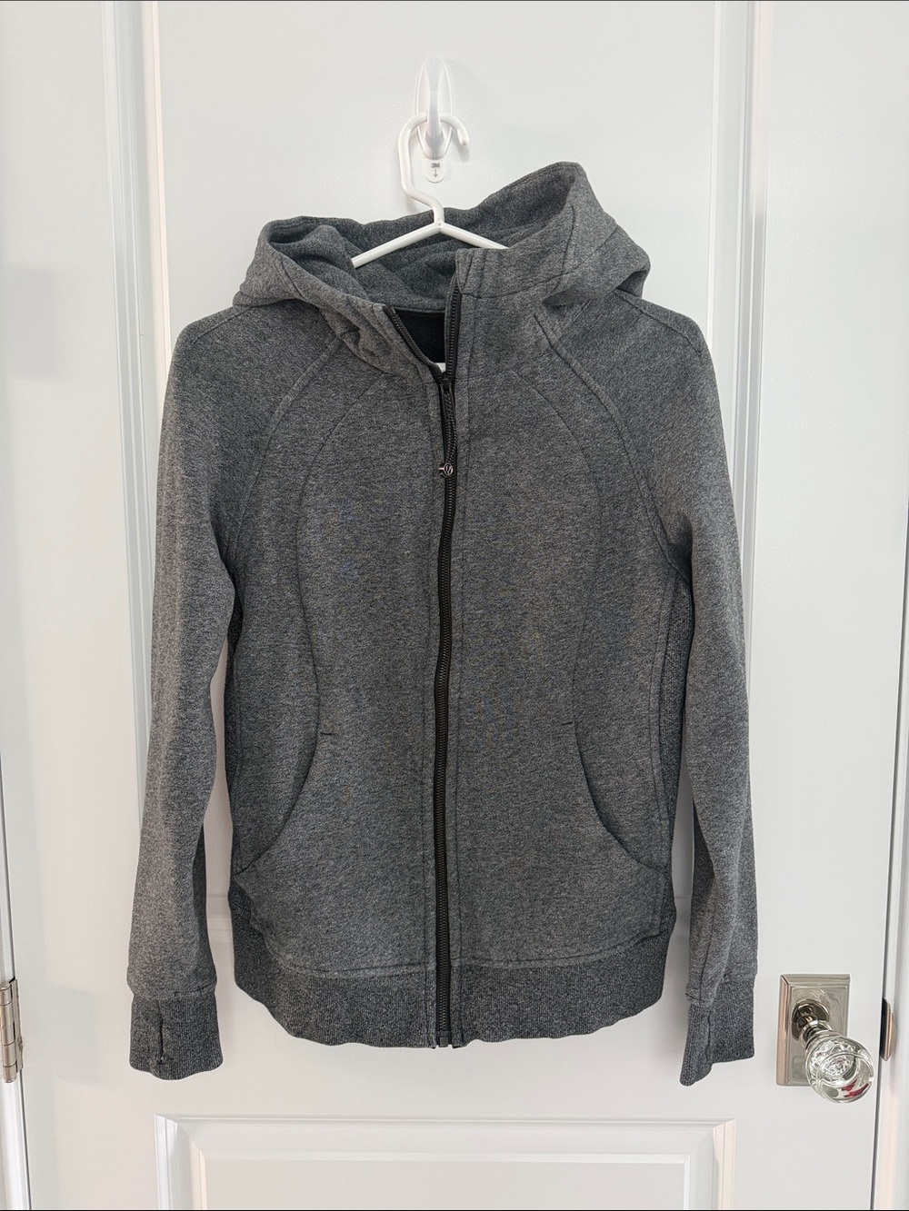 lululemon athletica Womens Dark Gray Full-Zip Hoodie